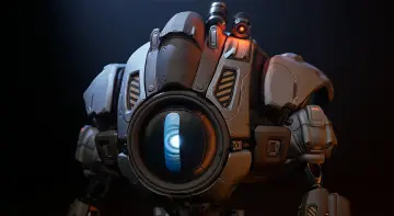 Sci Fi Heavy Bot