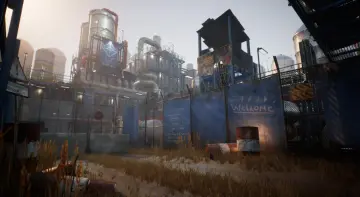 Post-Apocalyptic Industrial Scene