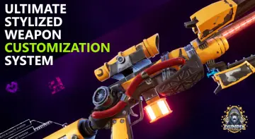 Dunpix Ultimate Weapon Customization System + Stylized Futuristic Set
