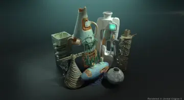 Sci-Fi Shrine props VOL 5
