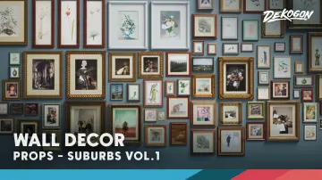 Suburbs VOL.1 - Wall Decor (Nanite and Low Poly)