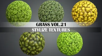 Grass Vol.21 - Hand Painted Textures