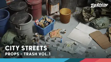 Trash VOL.1 - City Streets (Nanite and Low Poly Versions)