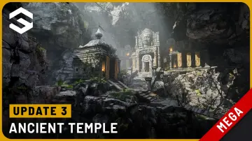 Ancient Temple Ruins - Mountains Environment