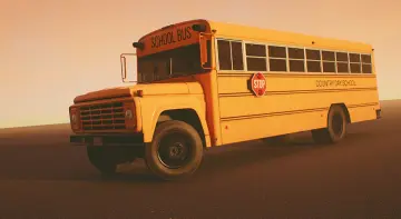HQ Retro School Bus