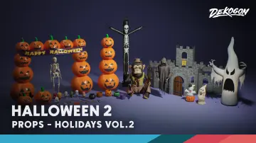Holidays VOL.2 - Halloween Decor (Nanite and Low Poly)