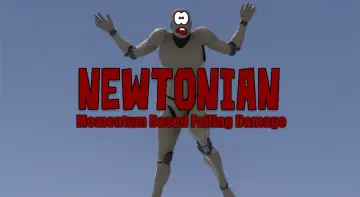 Newtonian Falling and Momentum Damage System