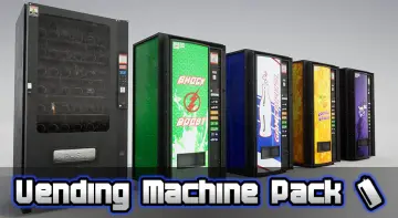 Vending Machine + Food & Drink - Prop Pack