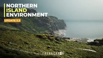 Northern Island Landscape Pack 4x4 km ( Landscape ,Scottish , Island Landscape )