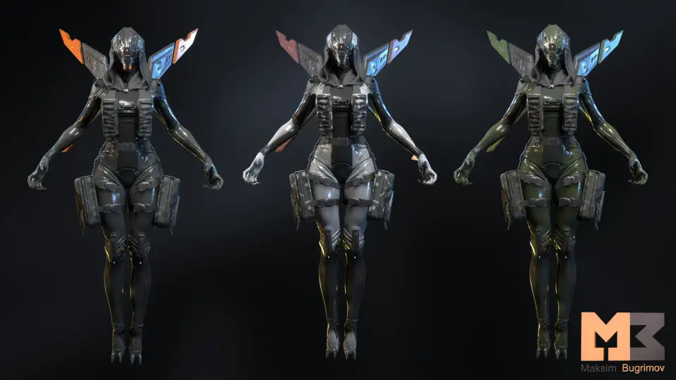 Sci-Fi Character 04 (Witch)