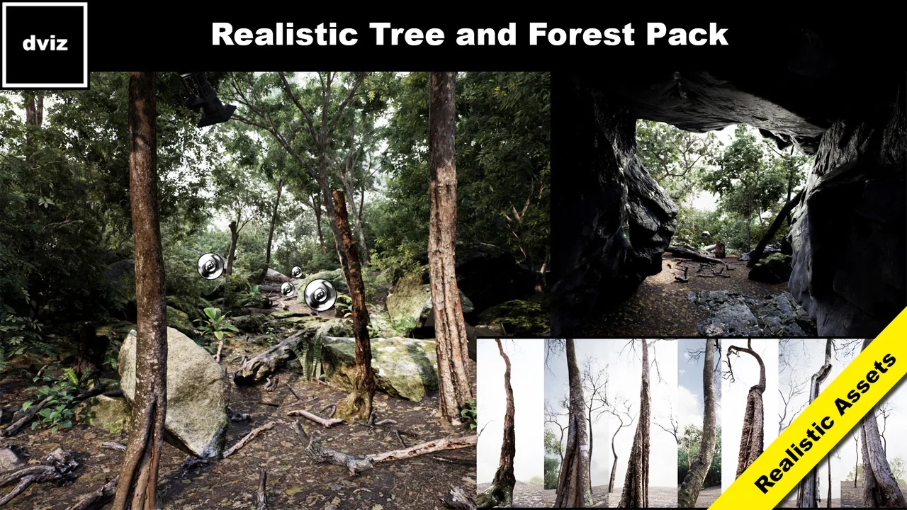 Trees: Realistic Forest Plants Pack