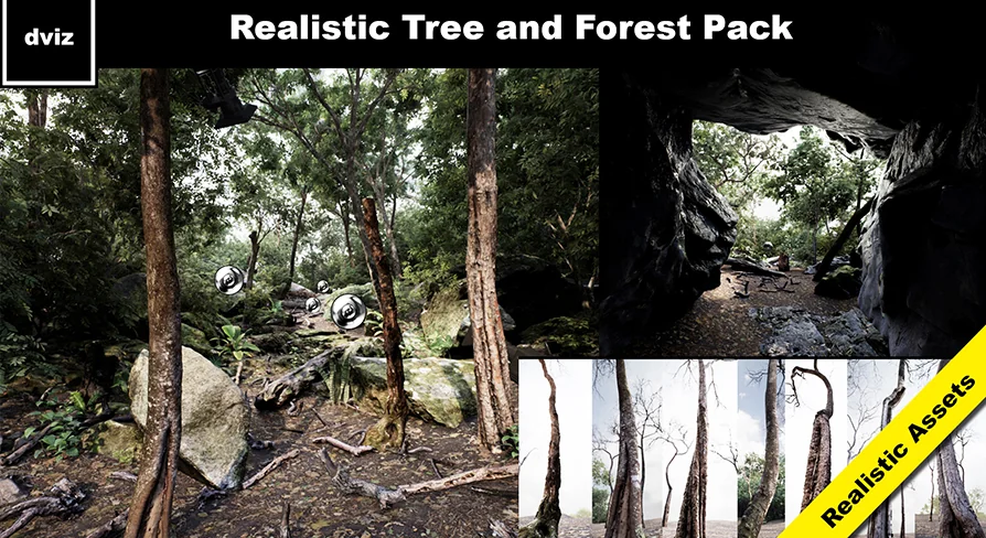 Trees: Realistic Forest Plants Pack