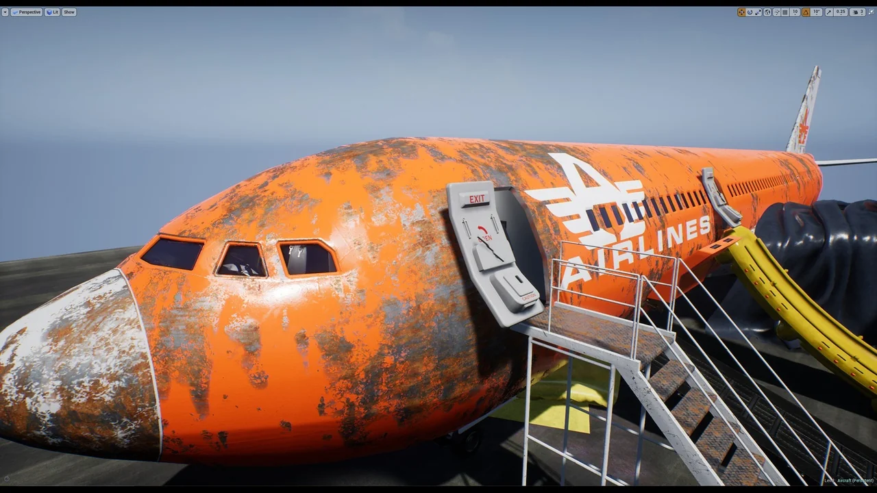 Abandoned Passenger Aircraft