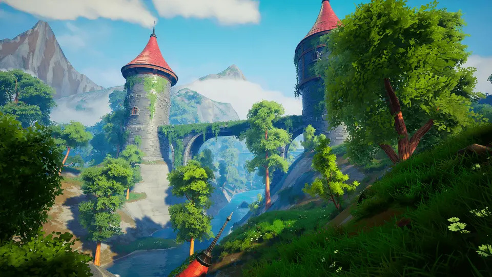 Dreamscape: Stylized Environment Tower - Stylized Nature Open World Fantasy