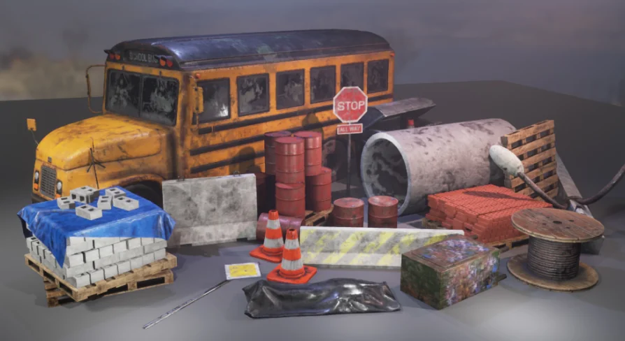 Abandoned City Props Pack