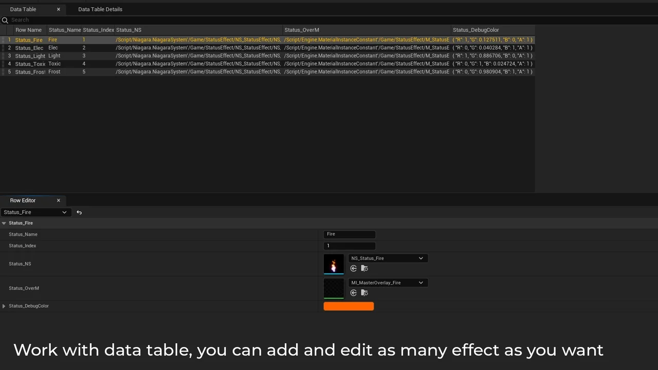 Custom Status Effect System