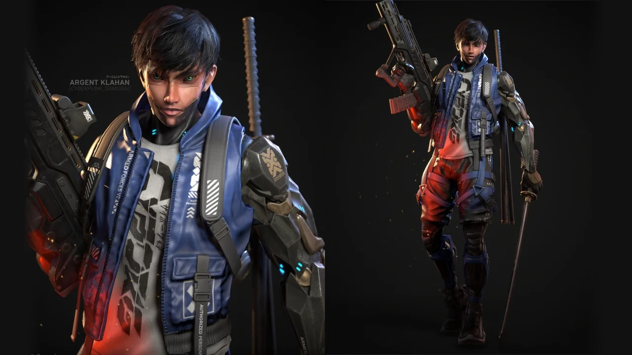 Cyberpunk Samurai