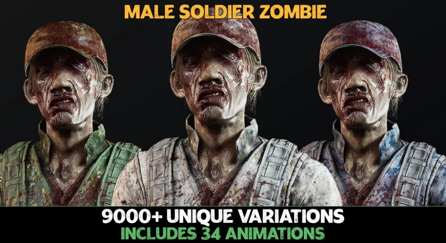 Zombie - Army Soldier