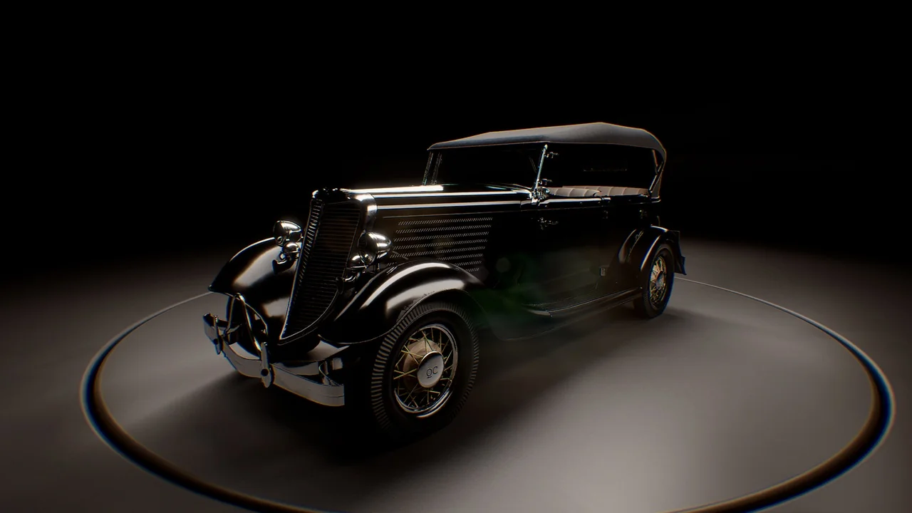 Drivable retro car "Farton"