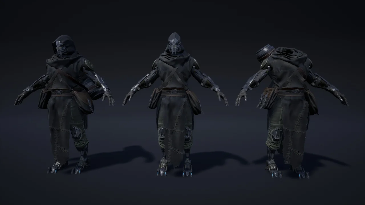 Sci-Fi Character 05 (Crow)