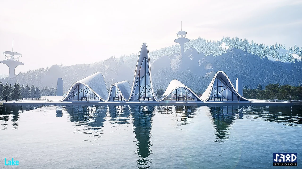A Futuristic City - LAKE TOWN