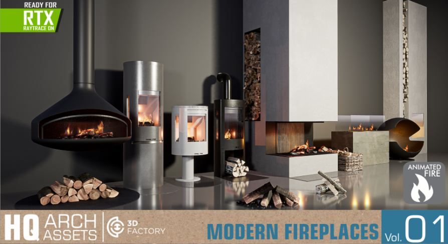 HQ Fireplaces Vol. 1