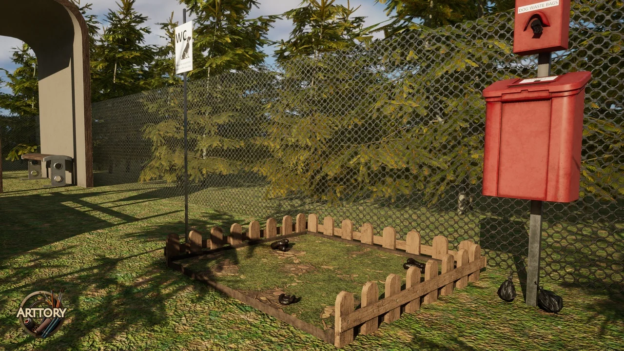 Canine playground, Loot place