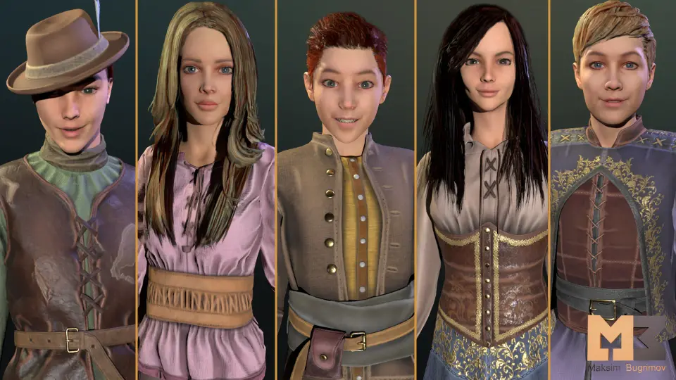 NPC Charaters Kids (Pack)