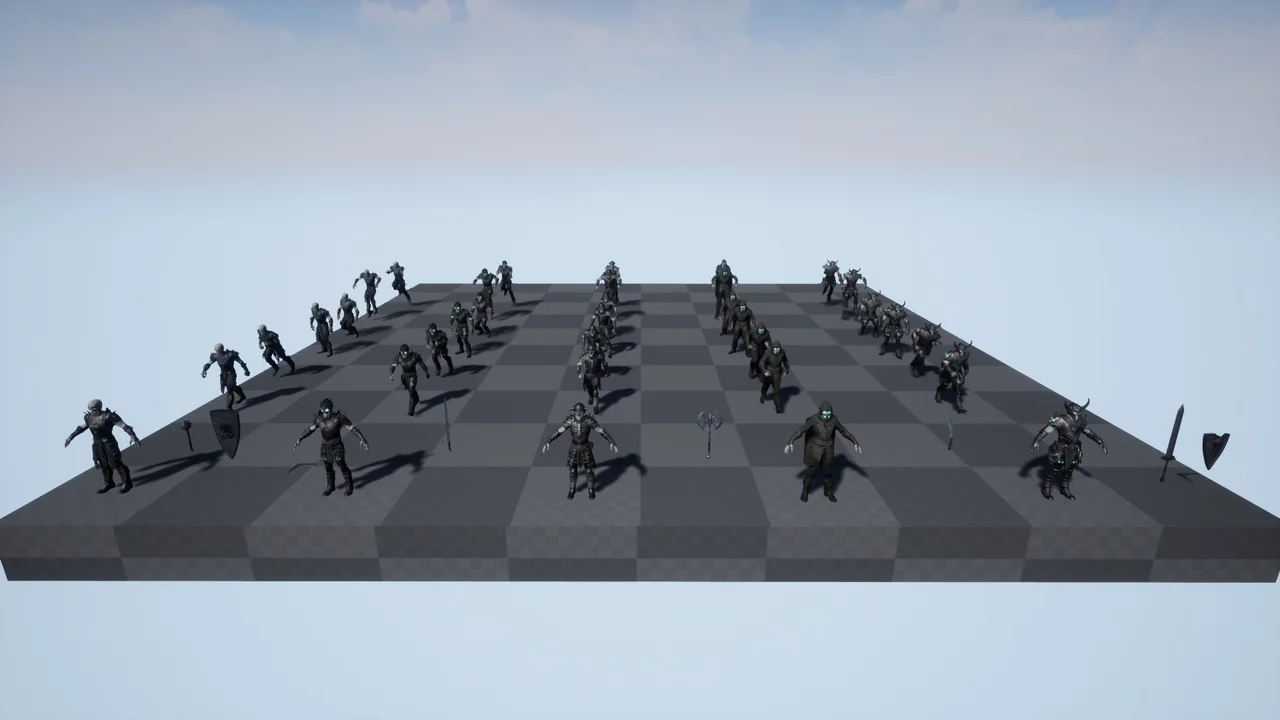 Skeleton pack