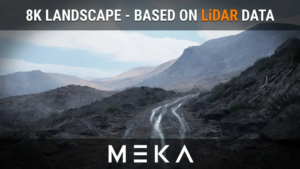 LiDAR DESERT LANDSCAPE