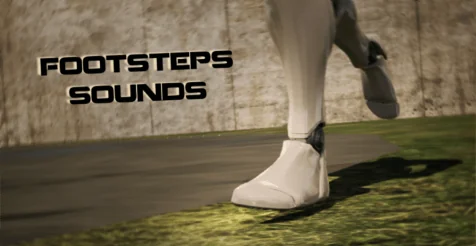 Footsteps Sounds with Blueprint Setup