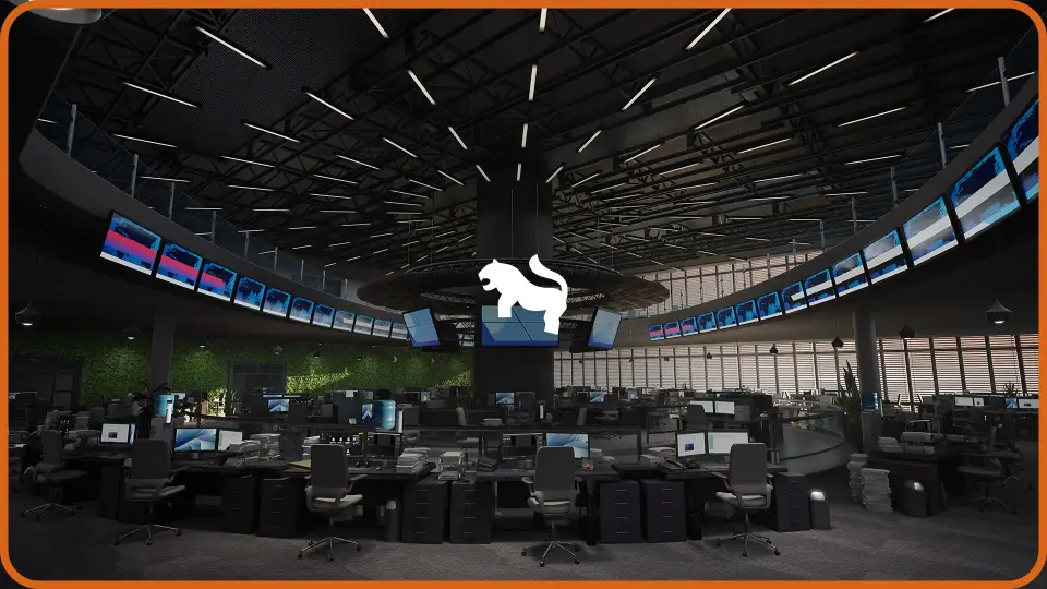 The Newsroom Environment ( Newsroom Newsroom Office News Paper Interior 3D )