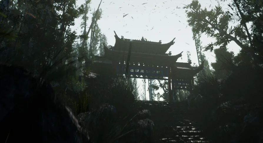 Oriental ancient pictures,temple/Archway/Mountain gate