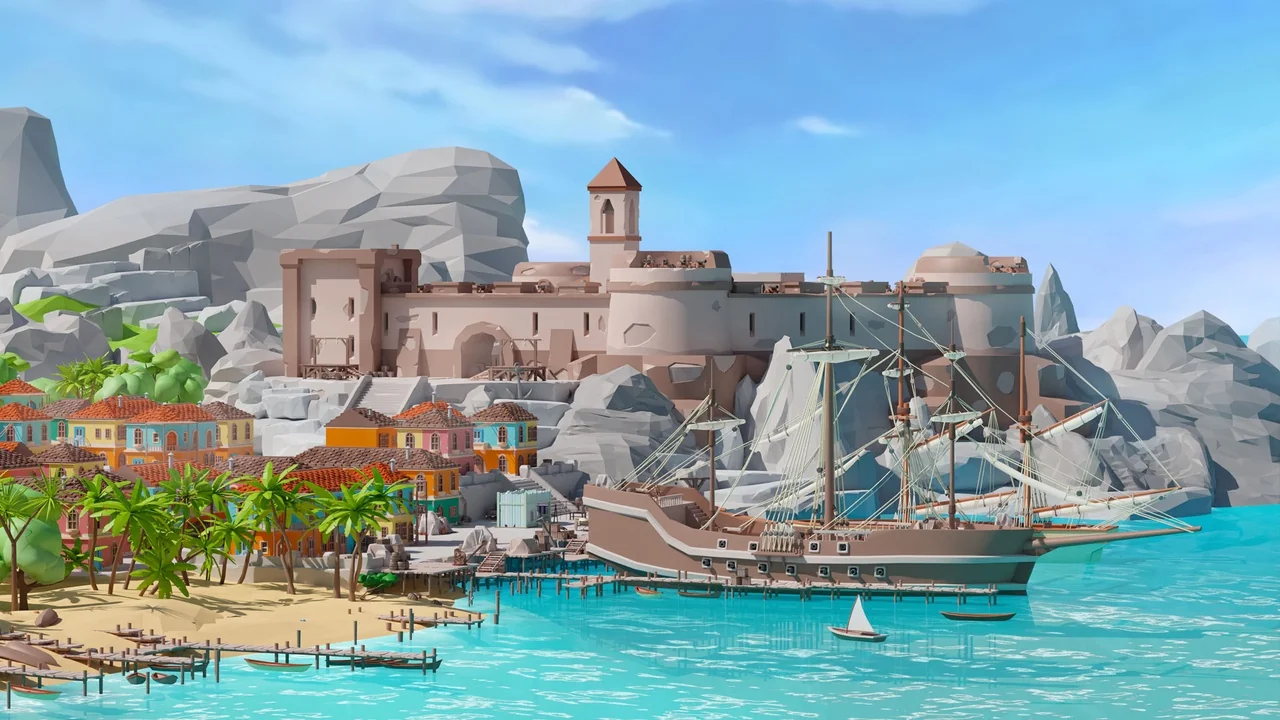 Pirates - Low Poly 3D Models Pack