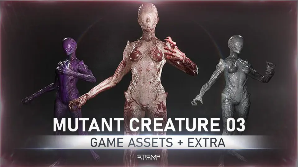 Mutant Creature 03 - Game Assets + Extra