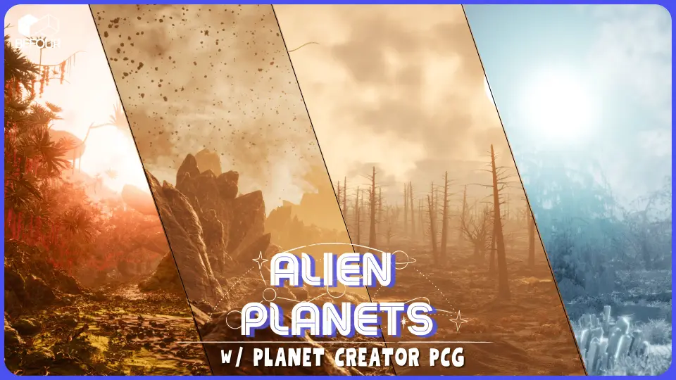 Alien Planets Environment w/ Planet Creator PCG