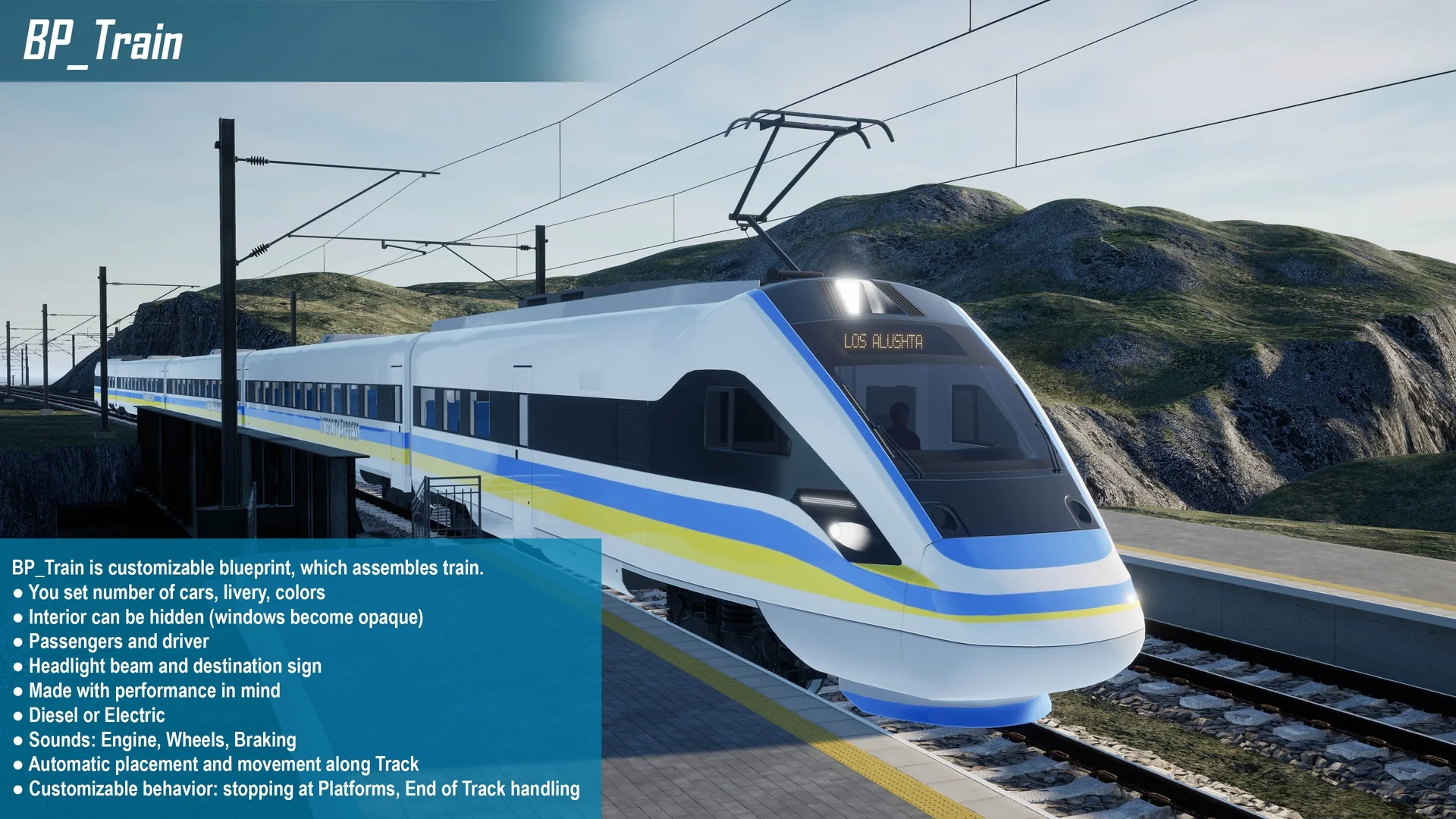 Railway System with IC Train