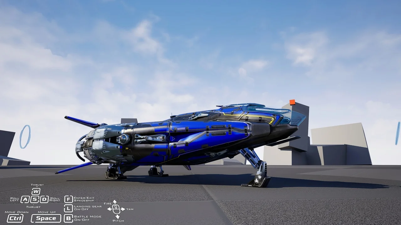 Stellar Phoenix Shuttle - Spaceship With Controller