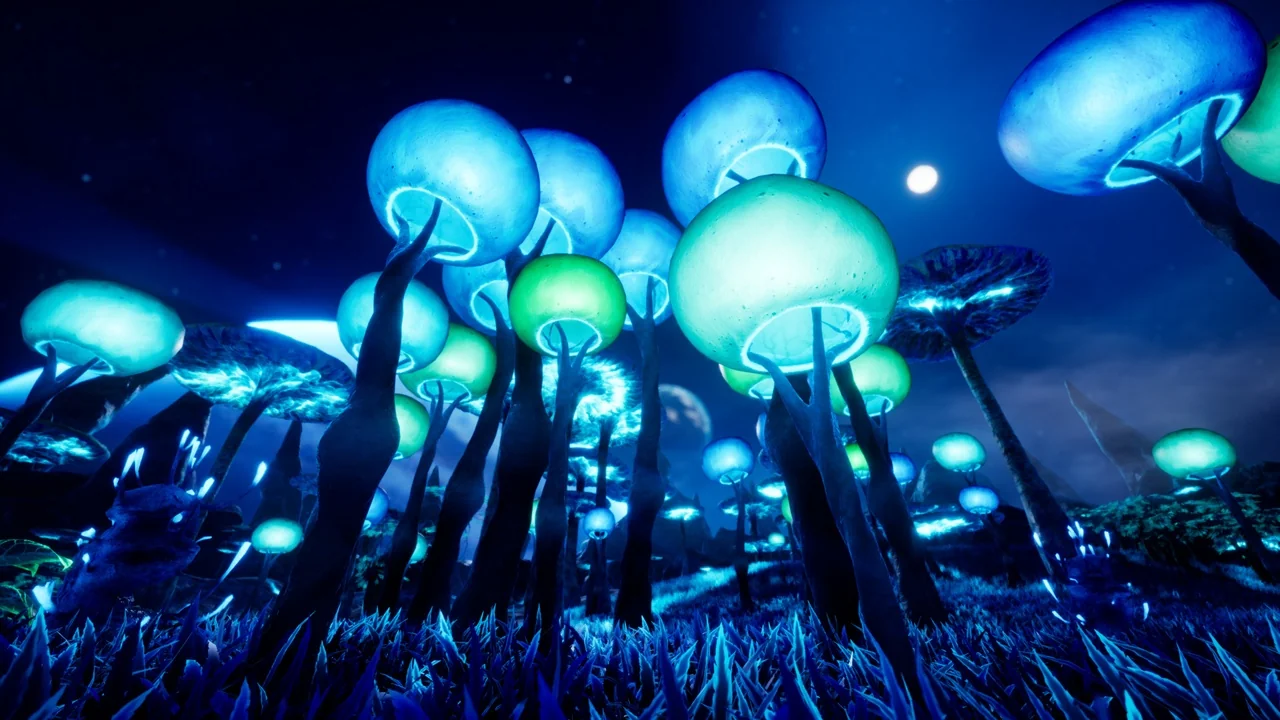 Alien Planet Fantasy Environment - Swamp Plants