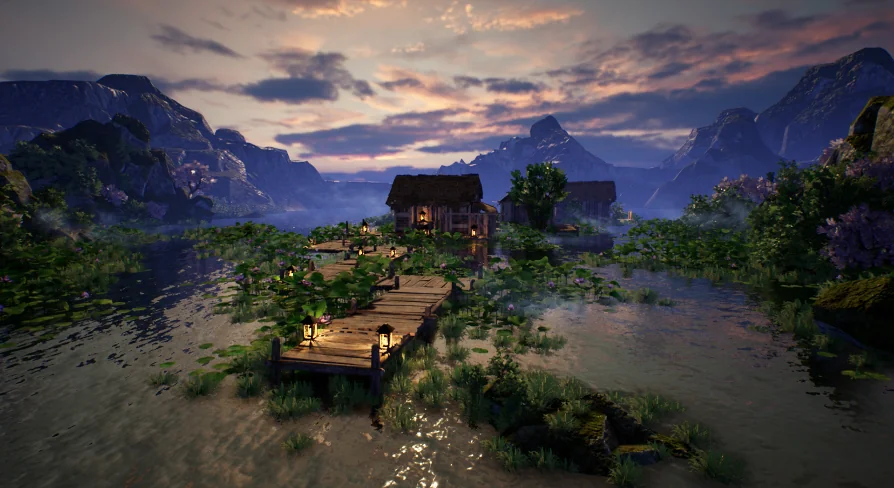 LakeWoodenHouse