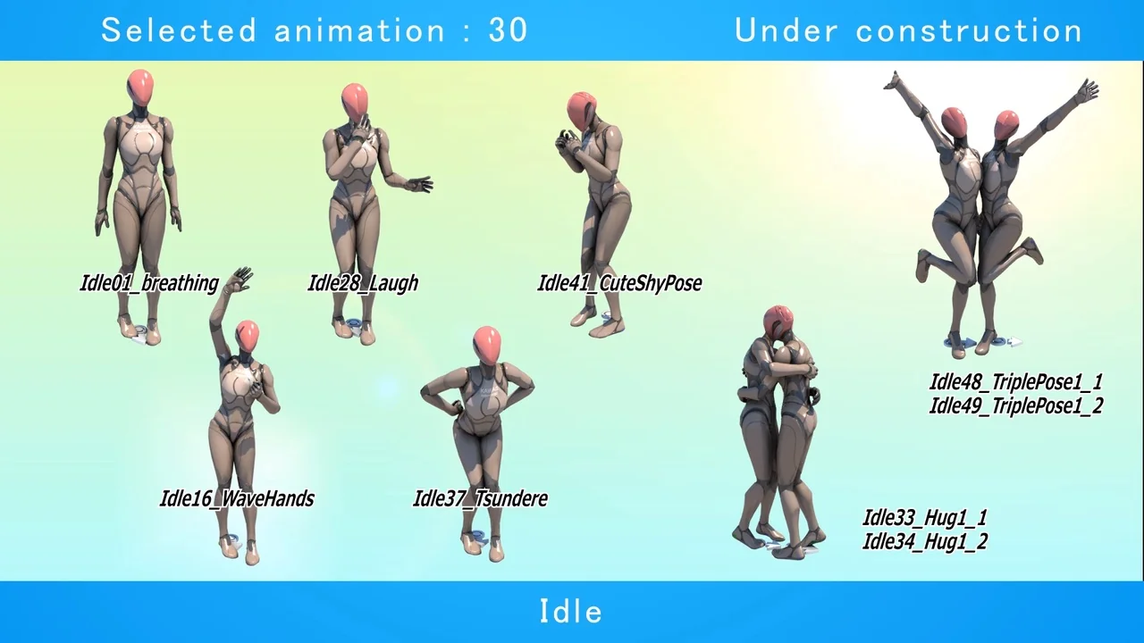 30 selections KAWAII ANIMATIONS 100 MINI