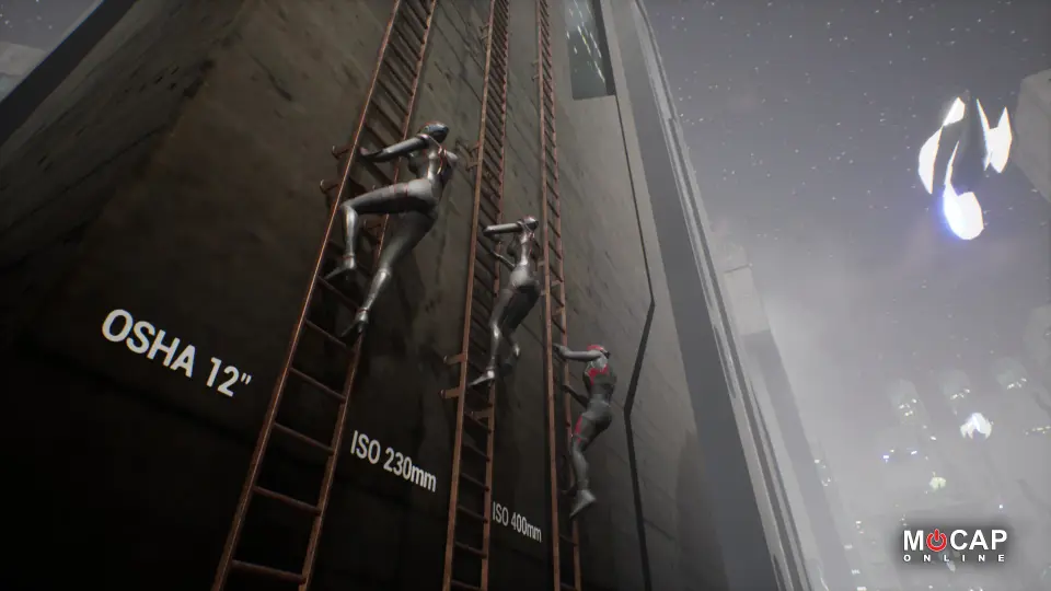 Climbing Ladder Pro - MoCap Animation Pack