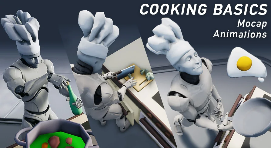 Cooking Basics Mocap Animations