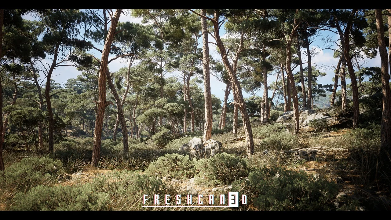 Mediterranean Island Pack (Island Environment - Pine Forest Island - Forest)