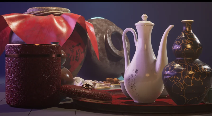 Chinese Wineset & Snack