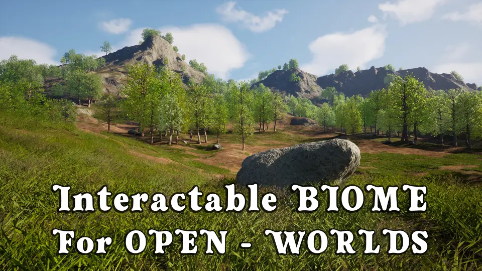 Survival Interactable Procedural Nature Ecosystem
