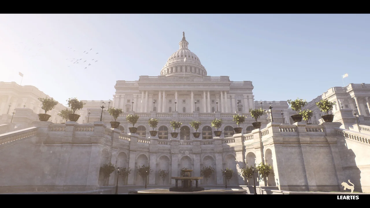 US Capitol Exterior Environment ( Building Exterior USA Capitol )