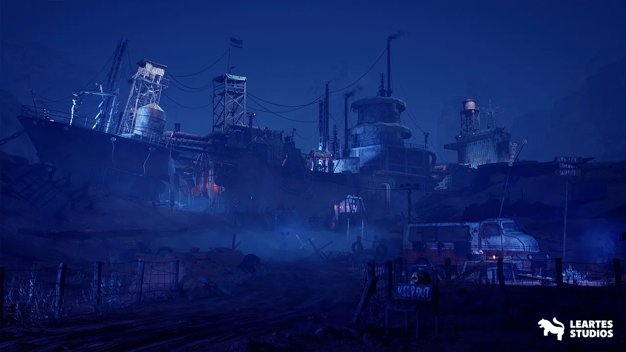 Wasteland Environment ( Wasteland Wasteland Madmax Desert Sand Dry Desert 3D )