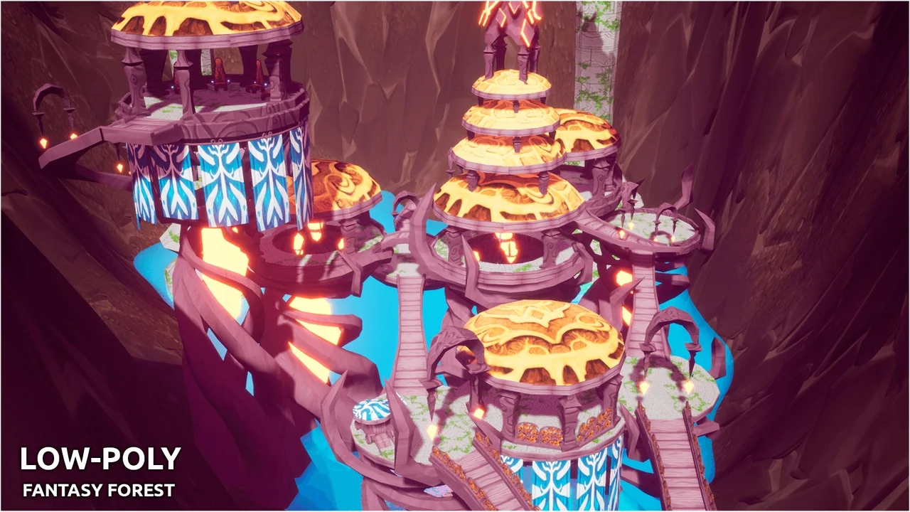 LOW-POLY - Fantasy Forest