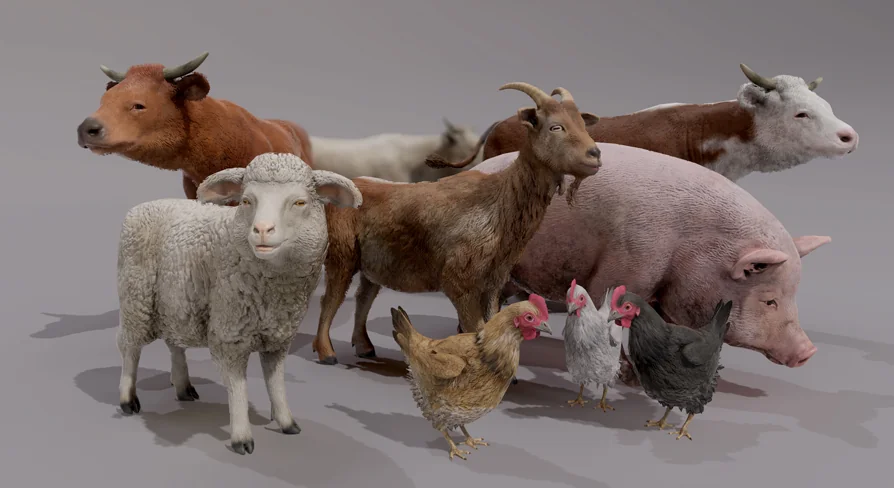 FARM ANIMALS PACK